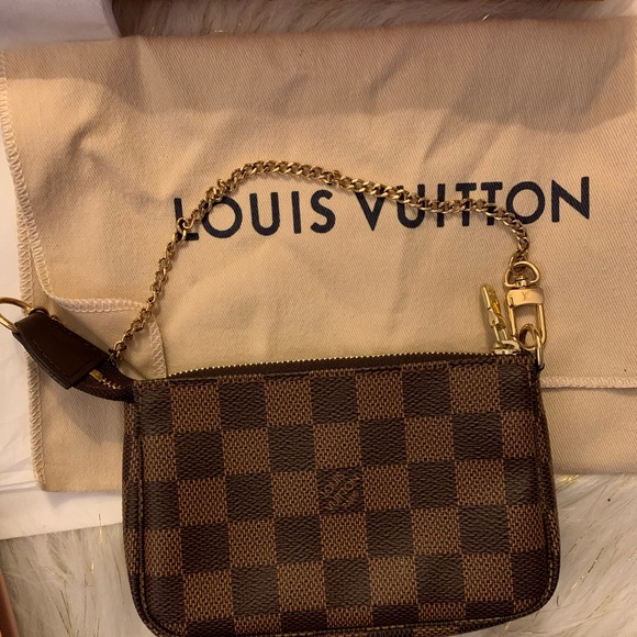 🤩 Louis Vuitton Mini Pochette Bag Pouch Wallet 👜 - Picture 4 of 8